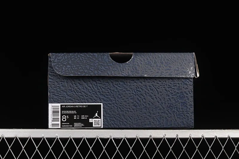 All categories Air Jordan Jordan series basketball shoes Air Jordan 3 foreign trade version Air Jordan 3 Retro SE-T AJ3 Jordan 3 denim new flame red CZ6433-100